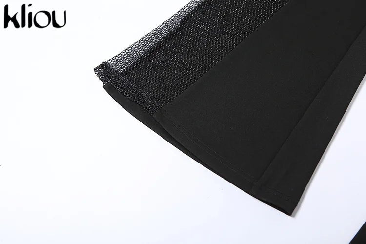 Kliou Shiny Silver Net Jumpsuit Women Fashion Patchwork Mesh Classic Style One Pieces Hipster Twinkle Sleeveless High Streetwear - T&NLIFESTYLE Kliou Shiny Silver Net Jumpsuit Women Fashion Patchwork Mesh Classic Style One Pieces Hipster Twinkle Sleeveless High Streetwear