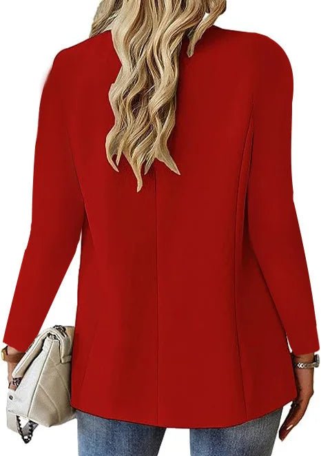 Women OL Blazer Spring Autumn Female One Button Long Sleeve Solid Slim Workwear Business Blazer Coats OUFY - 3008 - T&NLIFESTYLE Women OL Blazer Spring Autumn Female One Button Long Sleeve Solid Slim Workwear Business Blazer Coats OUFY - 3008