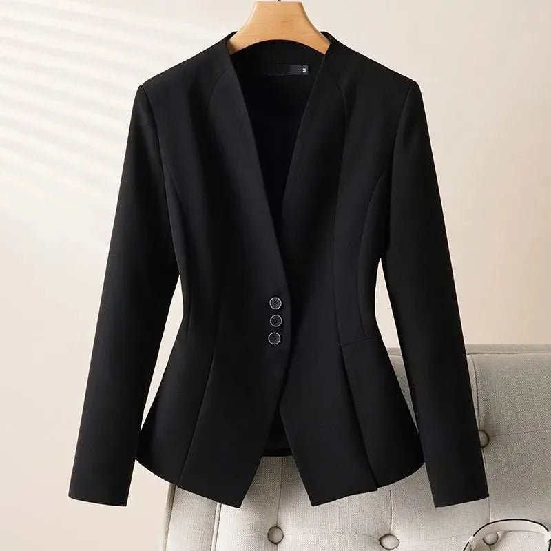 2026 New Women Blazer Jacket New Korean Fashion Long Sleeves Suit Coat Clothes Loose Slim Black Blazer for Women Chic Tops - T&NLIFESTYLE 2026 New Women Blazer Jacket New Korean Fashion Long Sleeves Suit Coat Clothes Loose Slim Black Blazer for Women Chic Tops