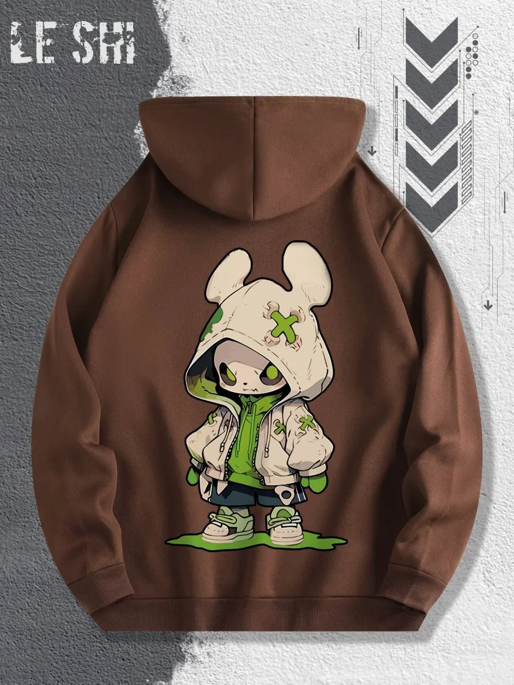 2025 Hot Selling Autumn Men's Trendy Cartoon Character Printed Soft and Comfortable Hoodie Outdoor Urban Street Style Clothing - T&NLIFESTYLE 2025 Hot Selling Autumn Men's Trendy Cartoon Character Printed Soft and Comfortable Hoodie Outdoor Urban Street Style Clothing