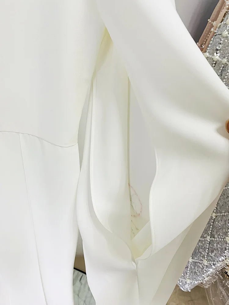 HIGH STREET Newest 2026 Designer Runway Fashion Women's Batwing Sleeves Colorful Crystal Diamonds Beaded Jumpsuit - T&NLIFESTYLE HIGH STREET Newest 2026 Designer Runway Fashion Women's Batwing Sleeves Colorful Crystal Diamonds Beaded Jumpsuit