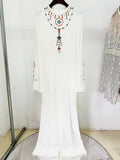 HIGH STREET Newest 2026 Designer Runway Fashion Women's Batwing Sleeves Colorful Crystal Diamonds Beaded Jumpsuit - T&NLIFESTYLE HIGH STREET Newest 2026 Designer Runway Fashion Women's Batwing Sleeves Colorful Crystal Diamonds Beaded Jumpsuit