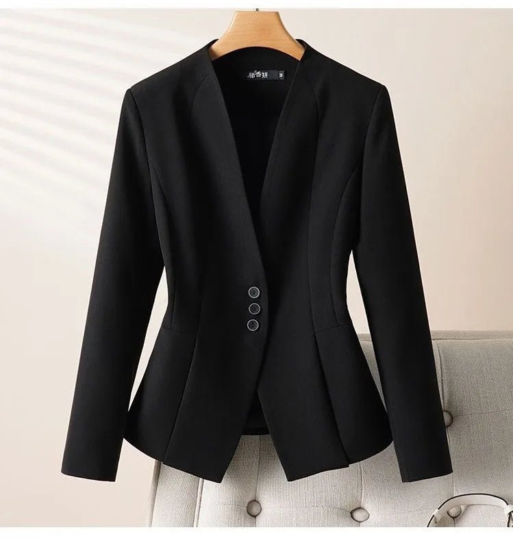 2026 New Women Blazer Jacket New Korean Fashion Long Sleeves Suit Coat Clothes Loose Slim Black Blazer for Women Chic Tops - T&NLIFESTYLE 2026 New Women Blazer Jacket New Korean Fashion Long Sleeves Suit Coat Clothes Loose Slim Black Blazer for Women Chic Tops
