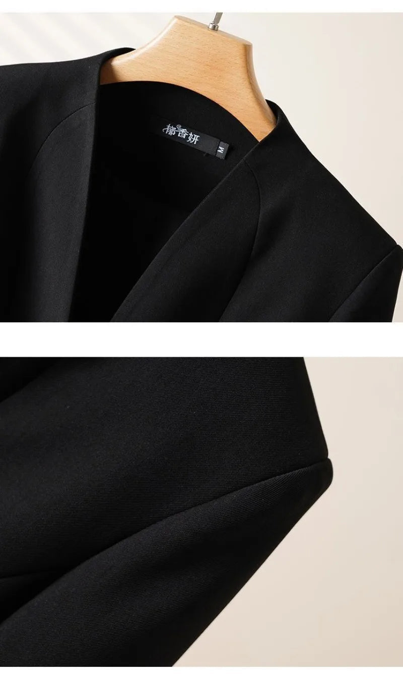 2026 New Women Blazer Jacket New Korean Fashion Long Sleeves Suit Coat Clothes Loose Slim Black Blazer for Women Chic Tops - T&NLIFESTYLE 2026 New Women Blazer Jacket New Korean Fashion Long Sleeves Suit Coat Clothes Loose Slim Black Blazer for Women Chic Tops