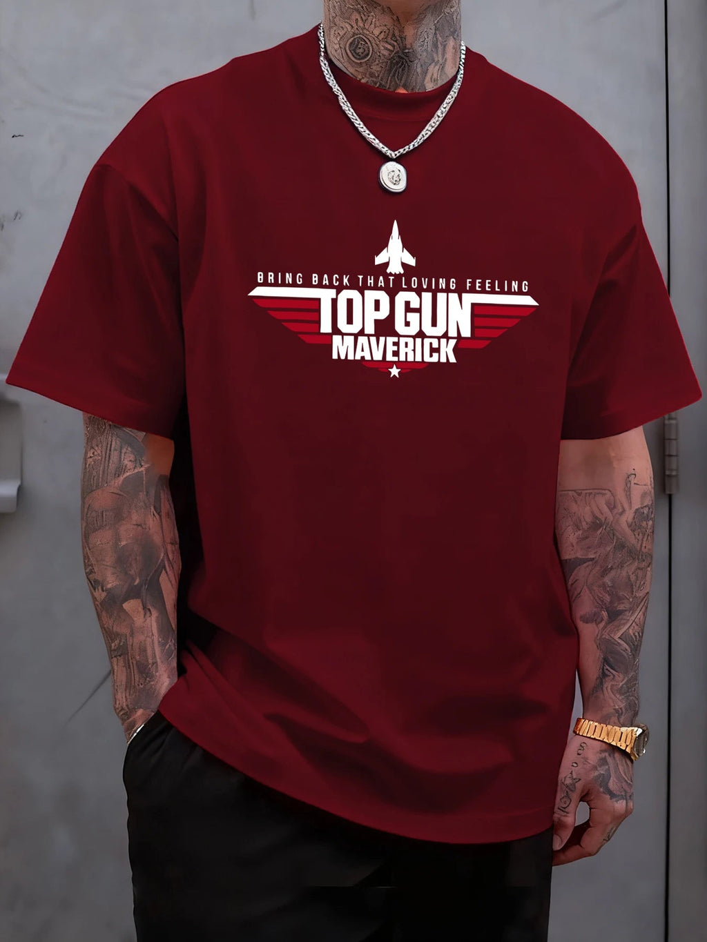 Top Gun Maverick Printing T Shirts Man Cotton Fashion T-Shirt Unisex Casual Oversize Clothes Soft Summer Trendy Street Tops - T&NLIFESTYLE Top Gun Maverick Printing T Shirts Man Cotton Fashion T-Shirt Unisex Casual Oversize Clothes Soft Summer Trendy Street Tops