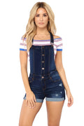 Short Denim Overalls Women Hole Jumpsuit High Waist Casual Jeans Playsuit Washed Salopette Straps 2019 Summer Romper - T&NLIFESTYLE Short Denim Overalls Women Hole Jumpsuit High Waist Casual Jeans Playsuit Washed Salopette Straps 2019 Summer Romper