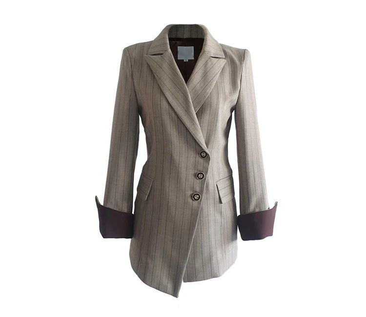 H Han Queen Autumn Winner Formal New Two Piece Set 2024 Elegant Long Sleeve Suit Jacket & Pants Sets Korean Casual Women's Suits - T&NLIFESTYLE H Han Queen Autumn Winner Formal New Two Piece Set 2024 Elegant Long Sleeve Suit Jacket & Pants Sets Korean Casual Women's Suits
