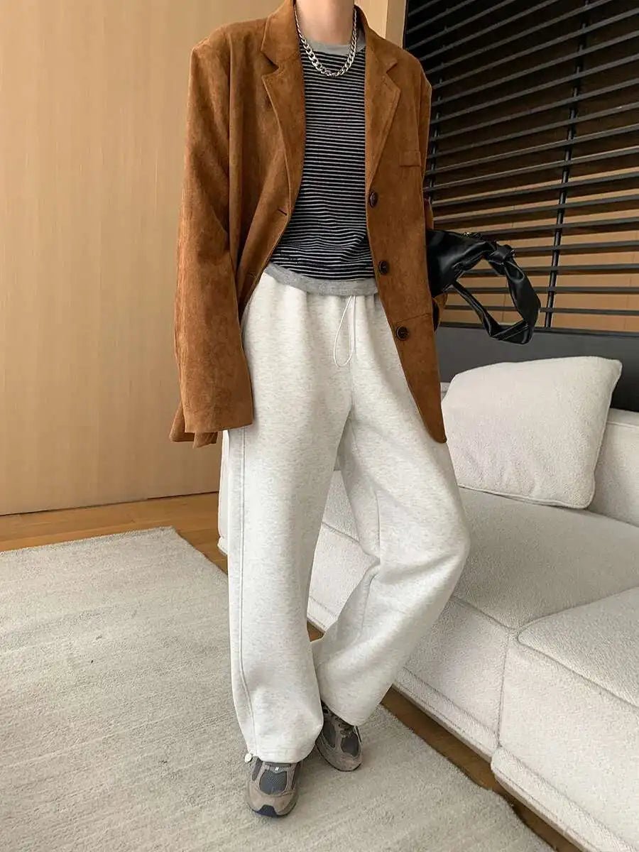 [LANMREM] Vintage Blazers For Women Notched Single Breasted Long Sleeve Office Lady Loose Jackets 2025 Autumn New 26D9821 - T&NLIFESTYLE [LANMREM] Vintage Blazers For Women Notched Single Breasted Long Sleeve Office Lady Loose Jackets 2025 Autumn New 26D9821