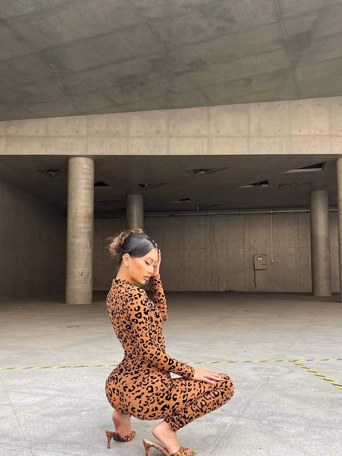 2026 Animal Instinct Mesh Bodystocking Leopard See Through Velour Long Sleeve Rompers Womens Jumpsuit Sexy Midnight Clubwear - T&NLIFESTYLE 2026 Animal Instinct Mesh Bodystocking Leopard See Through Velour Long Sleeve Rompers Womens Jumpsuit Sexy Midnight Clubwear