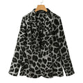 ZANZEA Leopard Print Lightweight Blazer for Women Autumn Notched Lapel Long Sleeve with Shoulder Pad Woman Commute Outerwear - T&NLIFESTYLE ZANZEA Leopard Print Lightweight Blazer for Women Autumn Notched Lapel Long Sleeve with Shoulder Pad Woman Commute Outerwear
