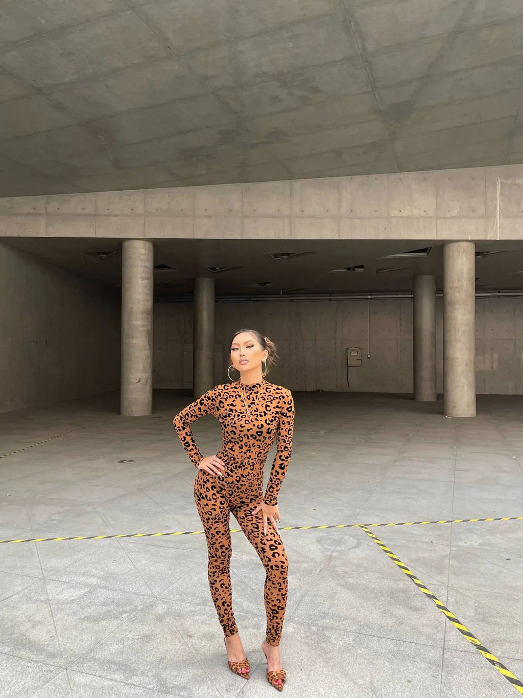 2026 Animal Instinct Mesh Bodystocking Leopard See Through Velour Long Sleeve Rompers Womens Jumpsuit Sexy Midnight Clubwear - T&NLIFESTYLE 2026 Animal Instinct Mesh Bodystocking Leopard See Through Velour Long Sleeve Rompers Womens Jumpsuit Sexy Midnight Clubwear