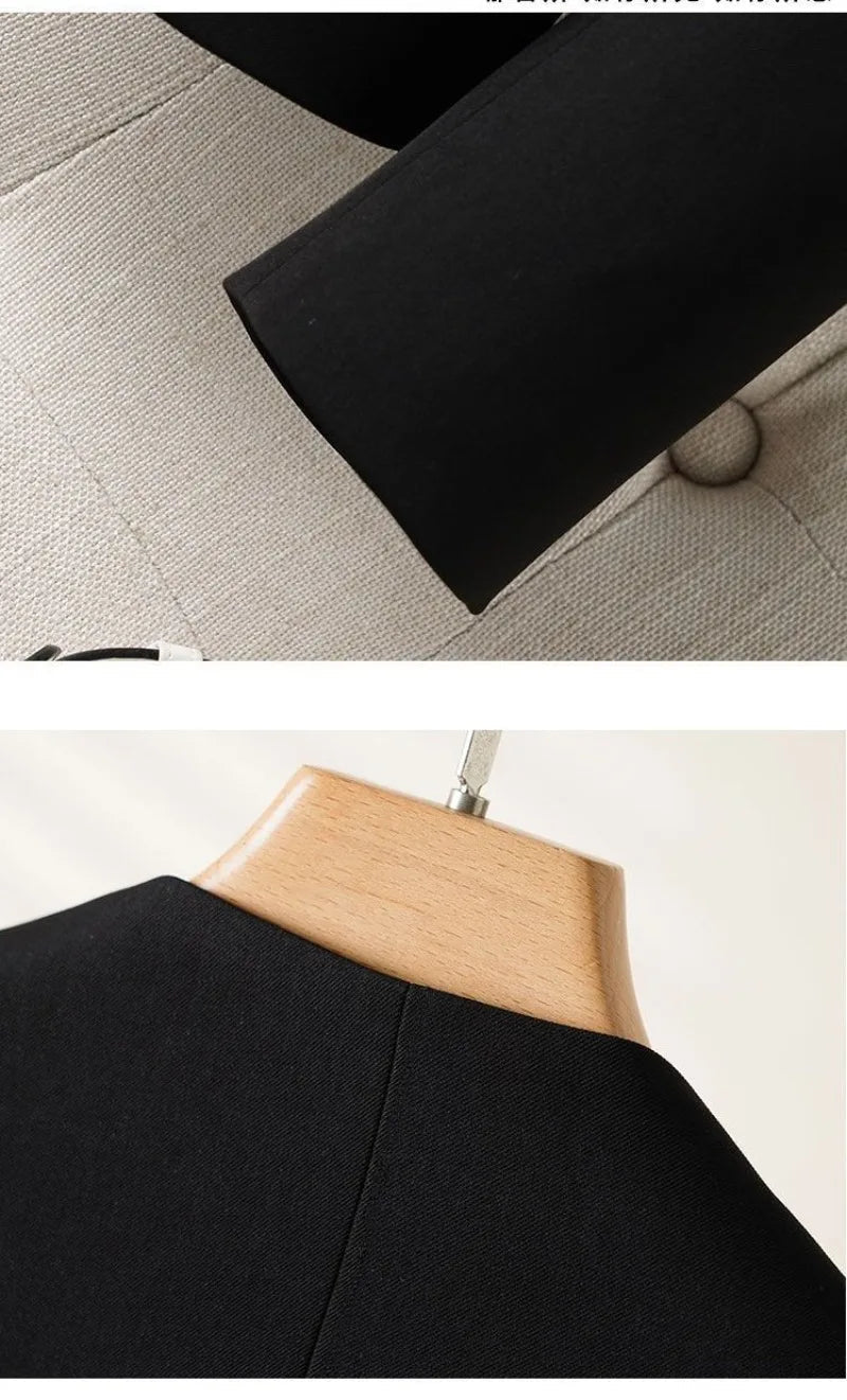 2026 New Women Blazer Jacket New Korean Fashion Long Sleeves Suit Coat Clothes Loose Slim Black Blazer for Women Chic Tops - T&NLIFESTYLE 2026 New Women Blazer Jacket New Korean Fashion Long Sleeves Suit Coat Clothes Loose Slim Black Blazer for Women Chic Tops