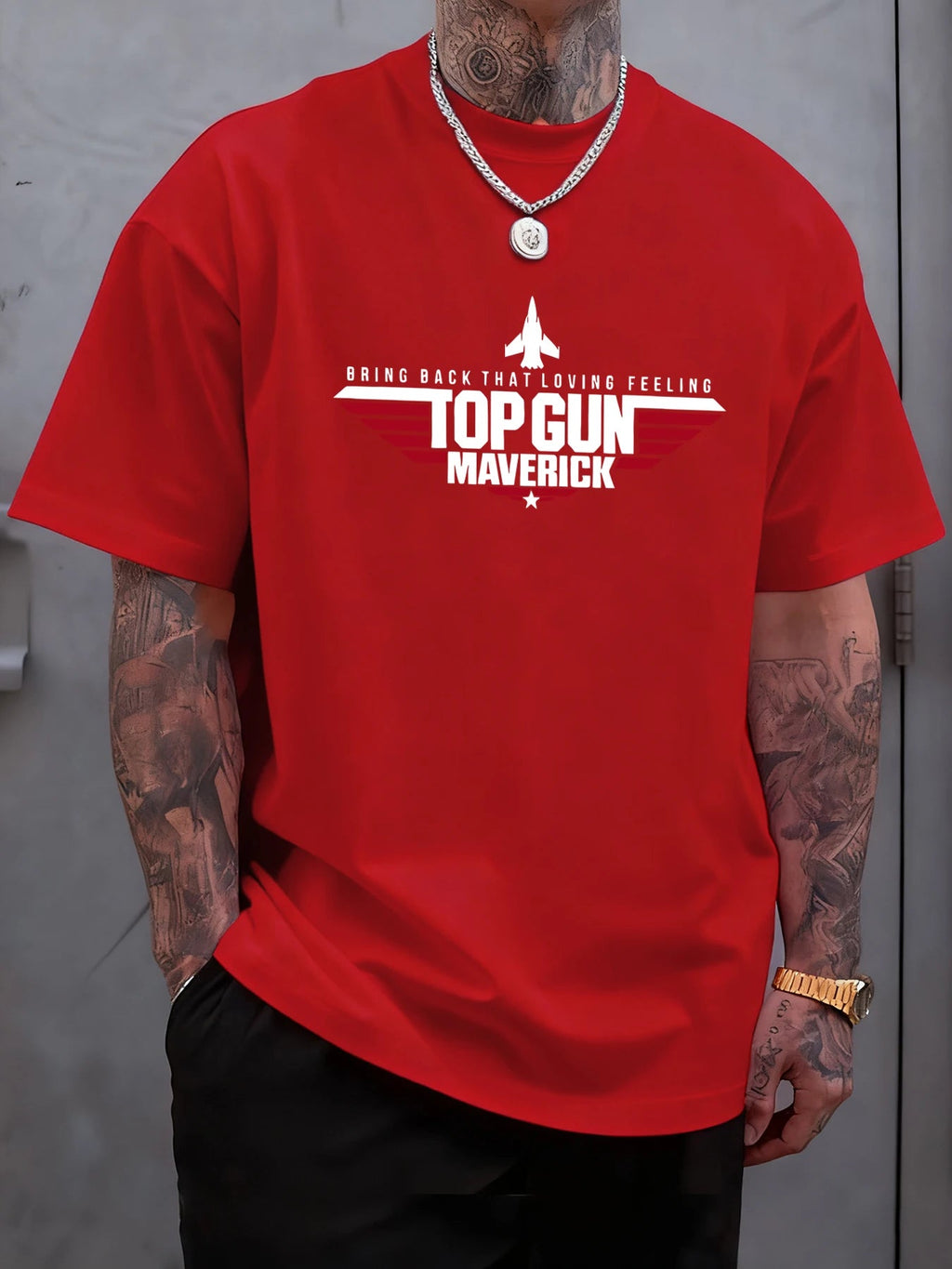 Top Gun Maverick Printing T Shirts Man Cotton Fashion T-Shirt Unisex Casual Oversize Clothes Soft Summer Trendy Street Tops - T&NLIFESTYLE Top Gun Maverick Printing T Shirts Man Cotton Fashion T-Shirt Unisex Casual Oversize Clothes Soft Summer Trendy Street Tops