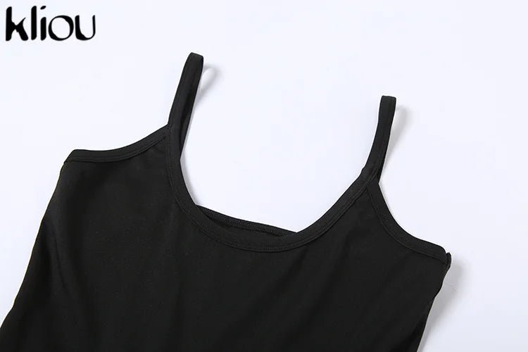 Kliou Shiny Silver Net Jumpsuit Women Fashion Patchwork Mesh Classic Style One Pieces Hipster Twinkle Sleeveless High Streetwear - T&NLIFESTYLE Kliou Shiny Silver Net Jumpsuit Women Fashion Patchwork Mesh Classic Style One Pieces Hipster Twinkle Sleeveless High Streetwear